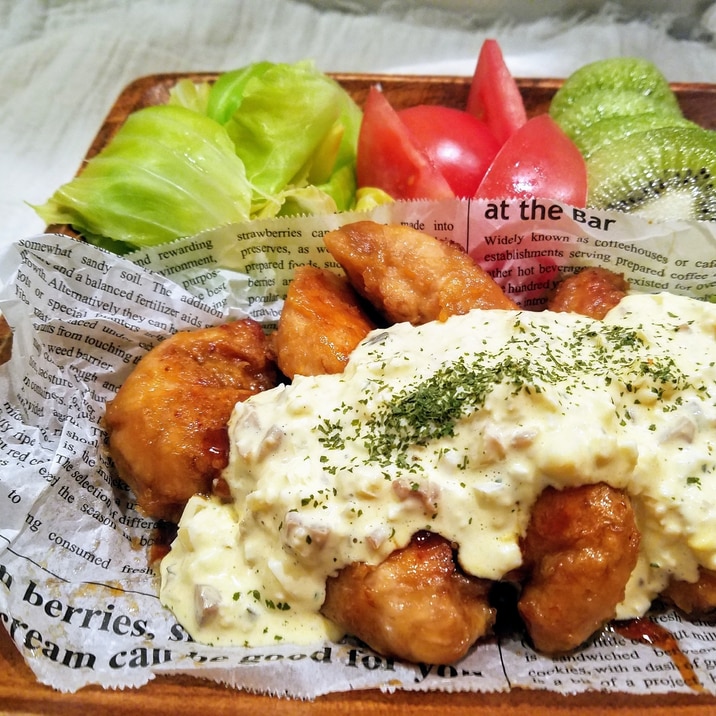 チキン南蛮!!揚げない【蒸揚げ焼き】鶏ササミ